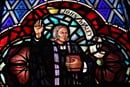 stained-glass-john-wesley A stained glass window depicts Methodism’s founding father, John Wesley. Photo by Ronny Perry, United Methodist Communications.
