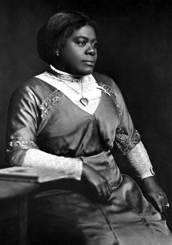 Portrait de Mary McLeod Bethune, Daytona Beach, Floride, vers 1915, avec l’aimable autorisation des State Archives of Florida (Archives d’État de Floride), Florida Memory.