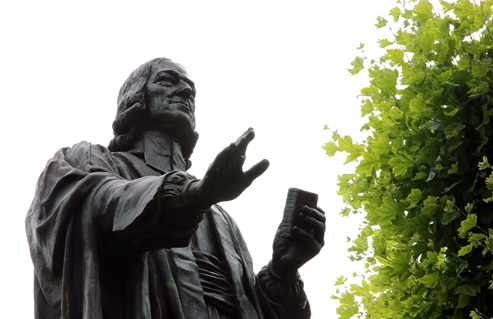 John Wesley argued throughout his life against a complete separation from the Church of England. This statue of him stands outside his house in London. Photo by Kathleen Barry, United Methodist Communications