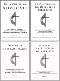 The Daily Christian Advocate (DCA) is the official journal of the General Conference of The United Methodist Church.