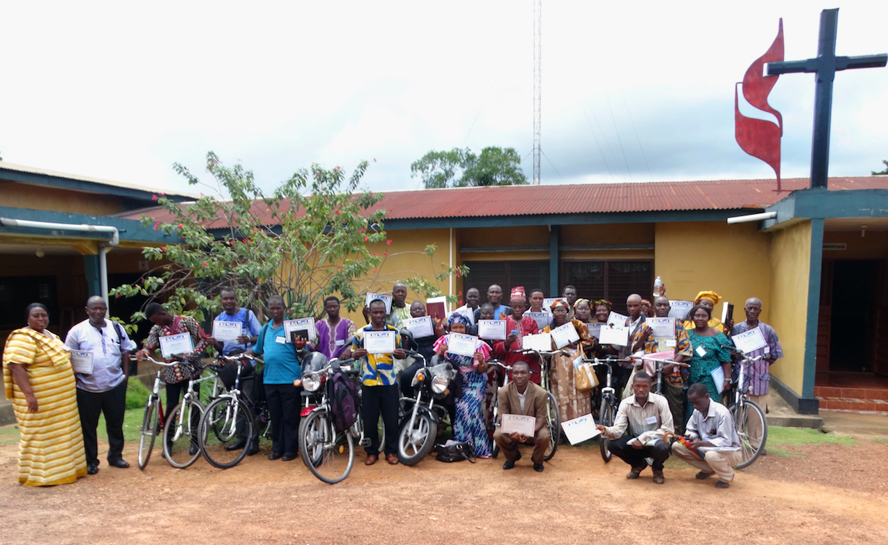 Bikes boost church growth in Sierra Leone