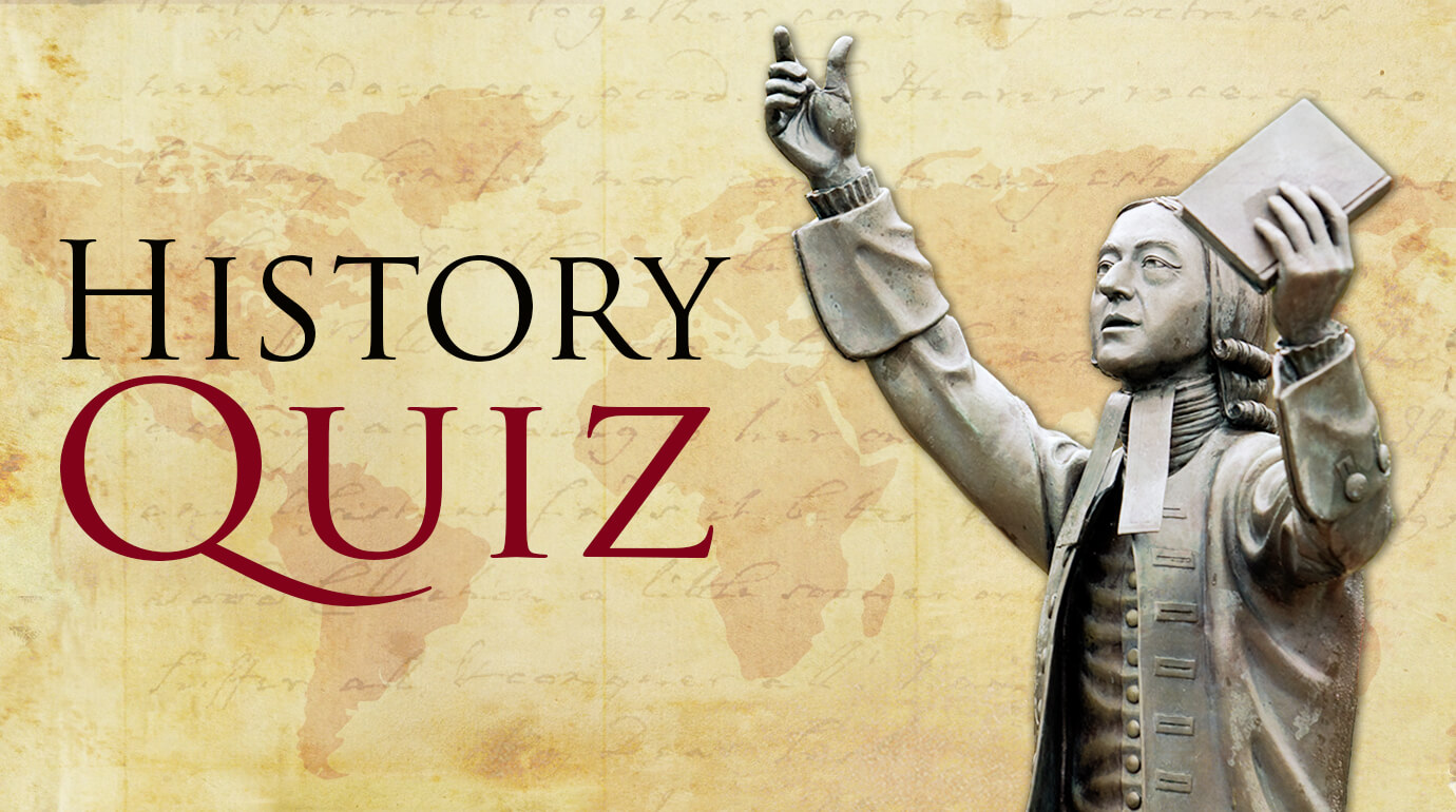United Methodist History Quiz. Photo illustration by Cindy Caldwell. Photo by Mike DuBose, United Methodist Communications.