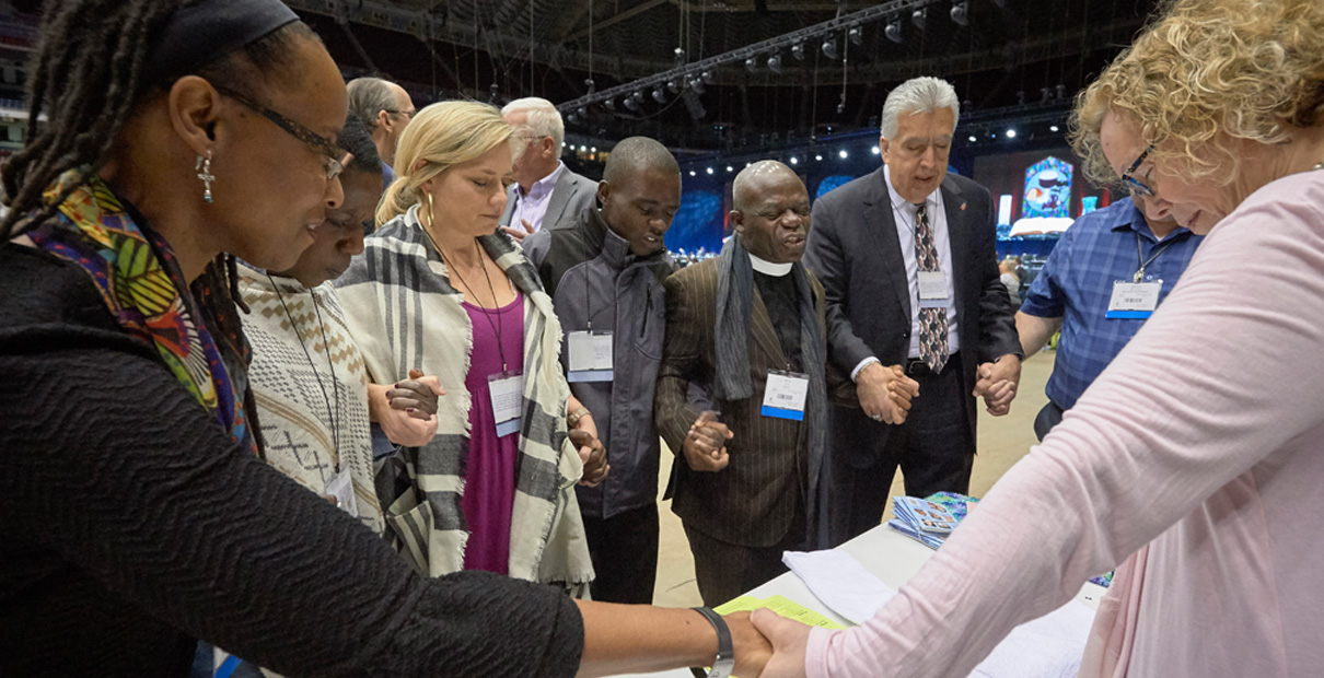 United Methodists celebrate our unity in the midst of our disagreements. Photo by Paul Jeffrey, United Methodist Communications.