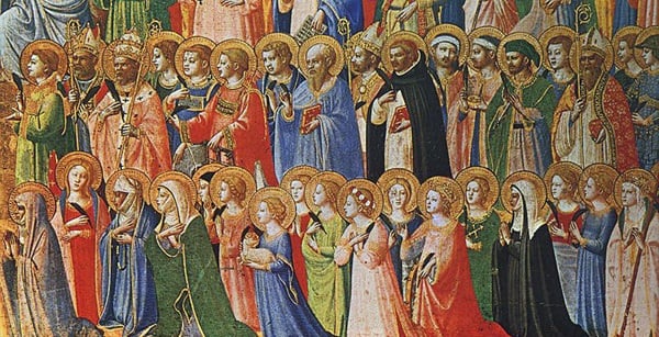 On All Saints Day we remember those who have gone before us in the faith. "All-Saints" 15th century. Public Domain via Wikimedia Commons.