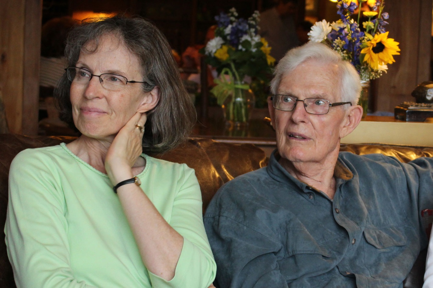 The Rev. Mary Beth Blinn (l) has a lifelong mentor in her dad, the Rev. Charles G. Turkington (r). Photo courtesy of the Rev. Mary Beth Blinn.