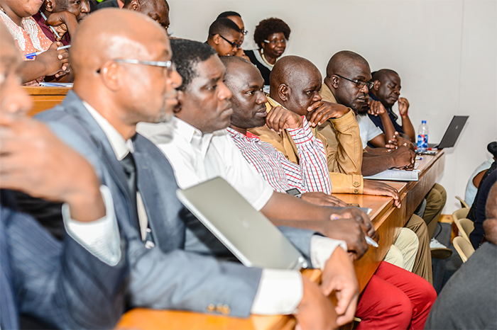 Participants at the Africa University’s Business Academy Solid Waste Management Conference hosted in conjunction with the Environmental Management Agency (EMA). 