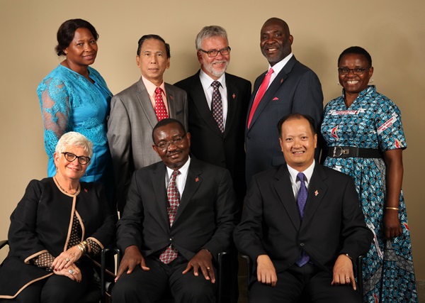 Pictured: 2016-2020 Judicial Council. (Not pictured: Beth Capen) Photo by Kathleen Barry, United Methodist Communications.