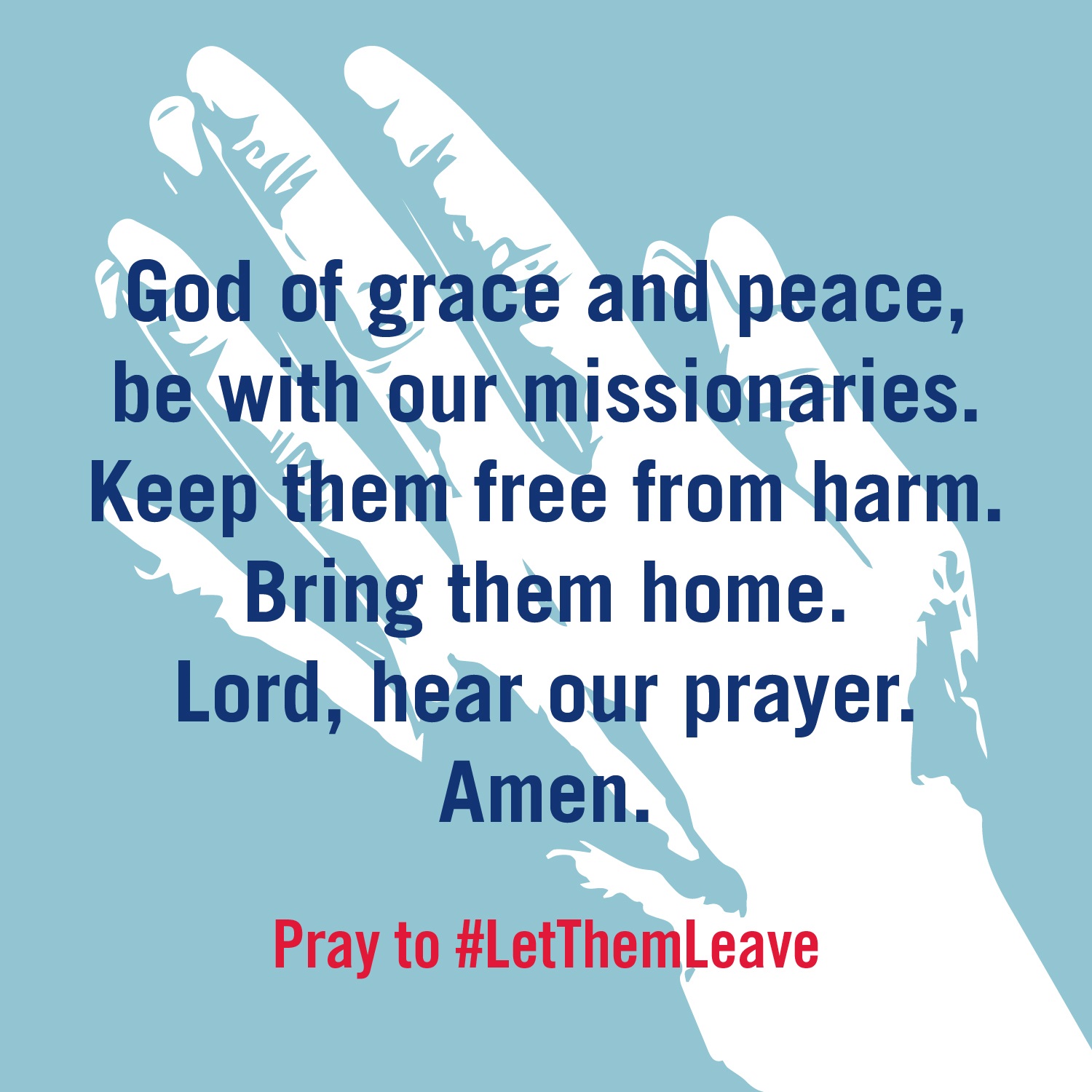 United Methodist leaders launch worldwide #LetThemLeave campaign against treatment of missionaries in the Philippines who have been denied permission to leave the country. 