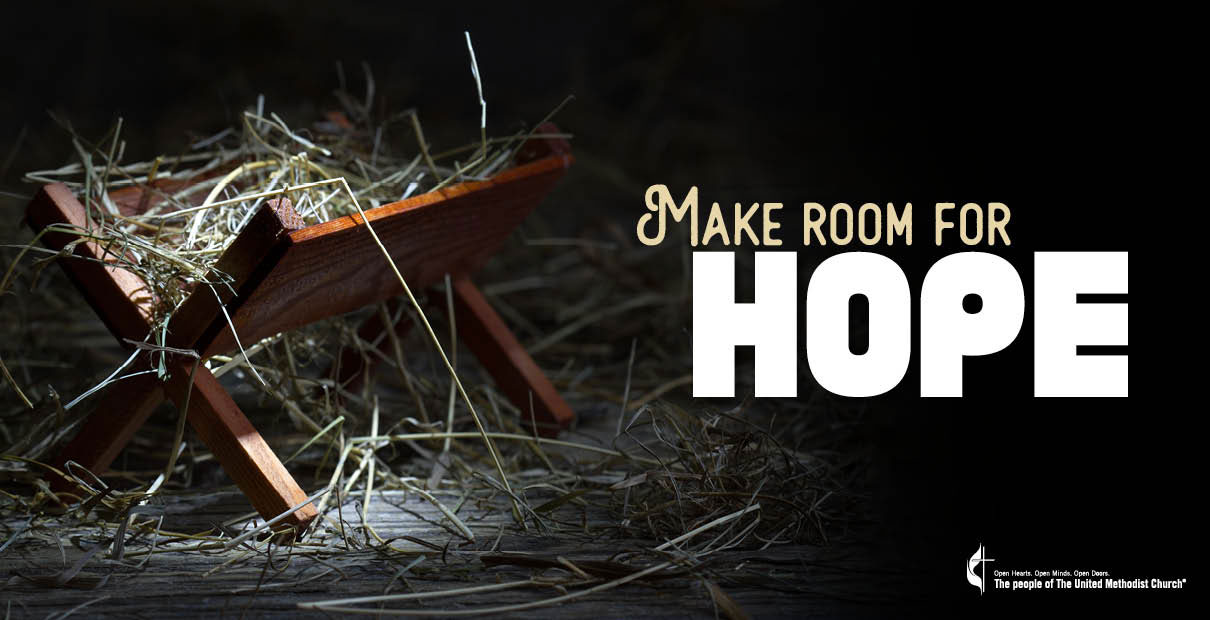 United Methodists focus on the hope we have in Christ at Christmas. Image by Troy Dossett, United Methodist Communications.