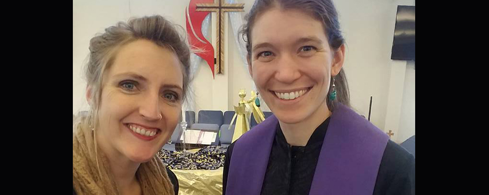 (left to right) Samantha Wilson and A.J. Bush, founders of Rural Race Dialogue designed to seek and engage white-majority faith communities in conversation and strategic action for racial justice.