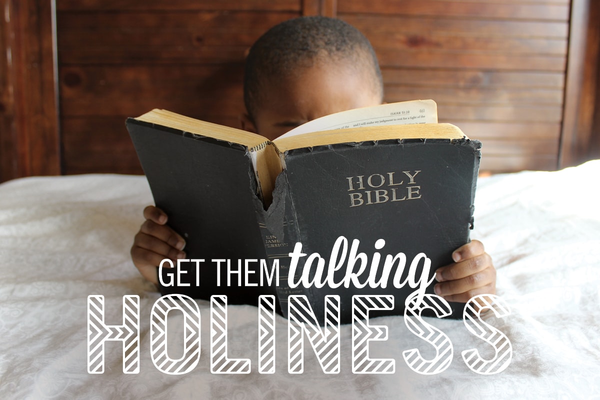 Read a scripture passage. Discuss some questions. Pray together. Find ways your family can help one another be more holy. Image by Sara Schork, United Methodist Communications.