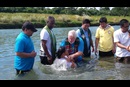 United Methodist pastors from North Georgia join in baptizing 47 people in a river in Angat, Philippines. The North Georgia Conference partners with the Bridges Philippines project. Photo by the Rev. Joey Galinato.