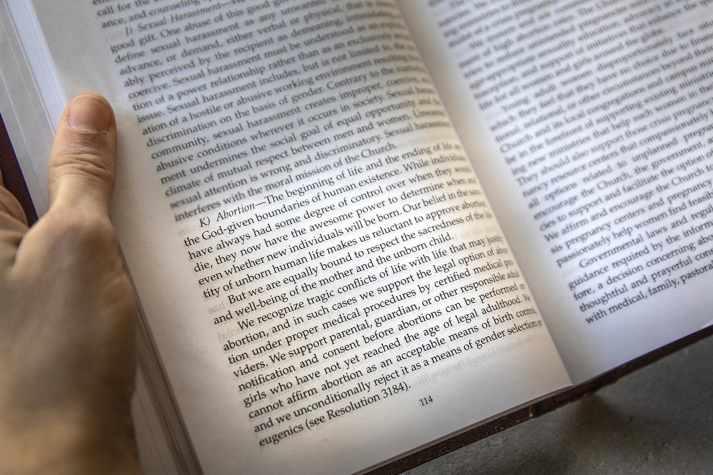 In the Social Principles, The United Methodist Church affirms the sanctity of the life of both the unborn child and the mother. Photo by Kathleen Barry, UM News.