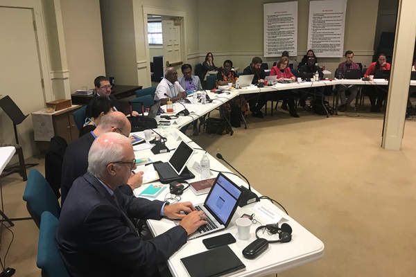 The Commission on the General Conference meeting in Lexington, Ky. August 7-9, 2019.