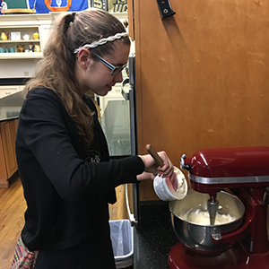 Alyssa Martin in the kitchen cooking. Courtesy Photo.