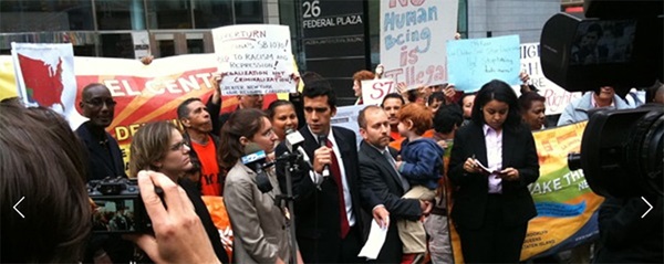 Gathering of people protesting. Courtesy photo. Gathering of people protesting. Courtesy photo.