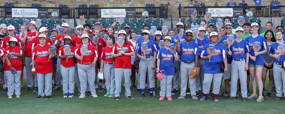 Group photo of Dream League participants and coaches. Courtesy photo.