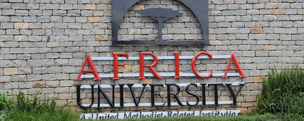 Africa University marquee in Africa. Courtesy Photo.
