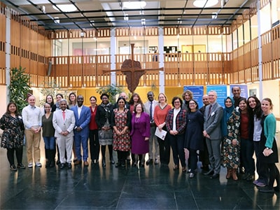 Participants of the consortium organized by Arigatou International at the Ecumenical Centre in Geneva. Photo: Ivars Kupcis/WCC