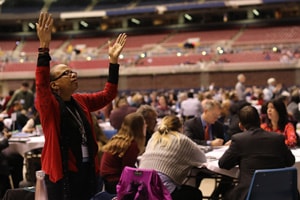 General Conference 2019 began with a day of prayer, and all United Methodists are encouraged to continue to pray in the days that follow. Photo by Kathleen Barry, United Methodist Communications.