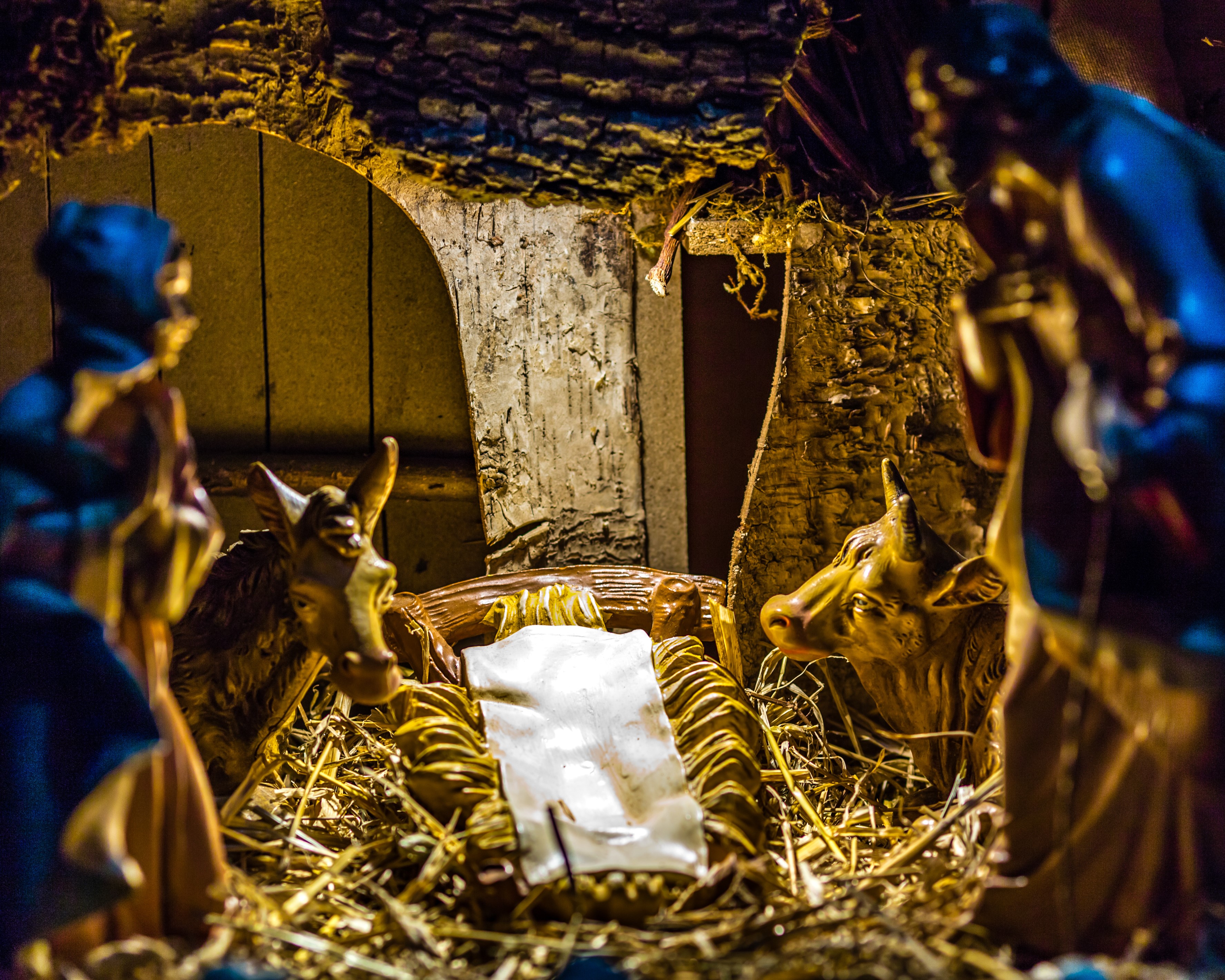 En Adviento, el pesebre está vacío esperando la Navidad