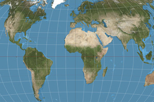 World map, courtesy of Wikipedia Commons.