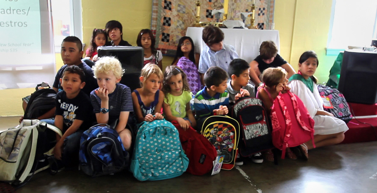 Children's Sabbath includes times of celebrating children and reaching out to meet their needs. File photo by Kathleen Barry, United Methodist Communications.