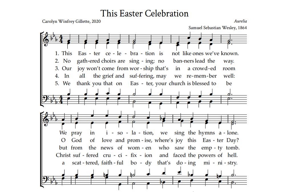 New Easter hymn written for coronavirus era