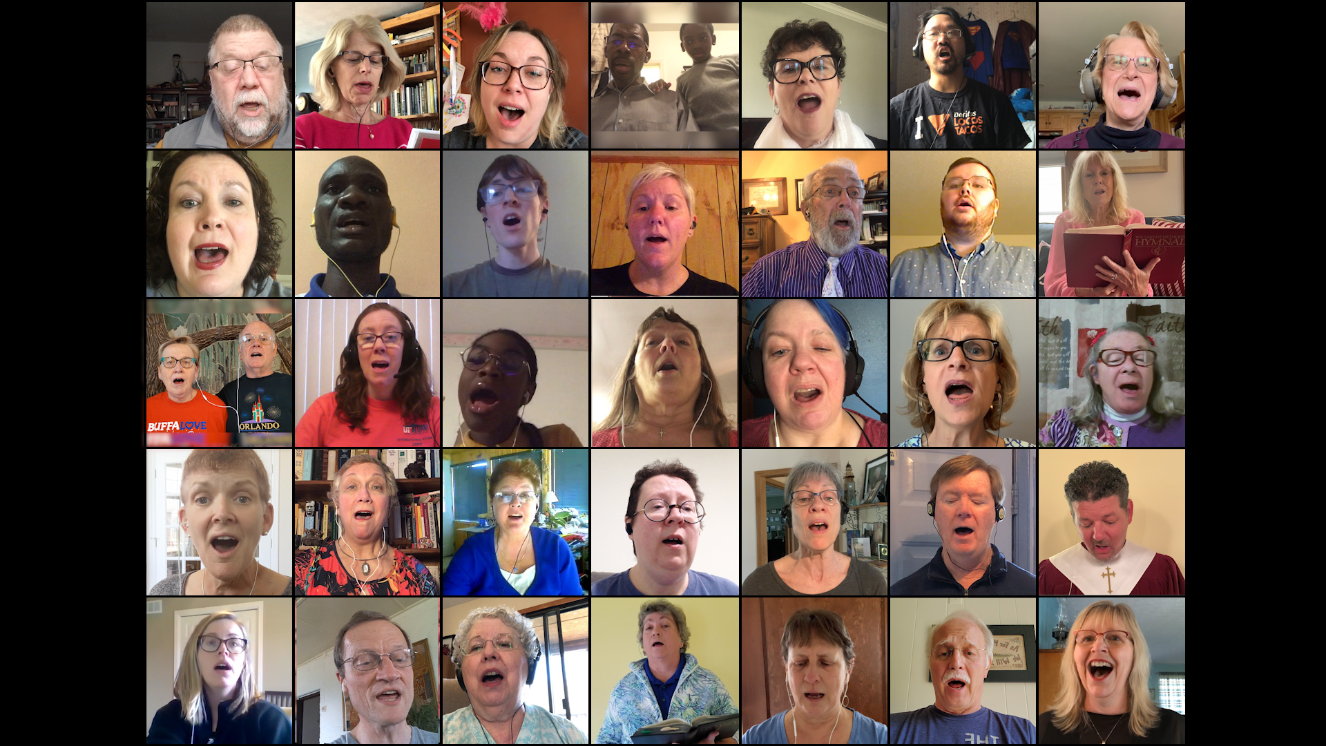 United Methodists from around the world participate in a virtual choir singing the Easter anthem "Christ the Lord is Risen Today!" 