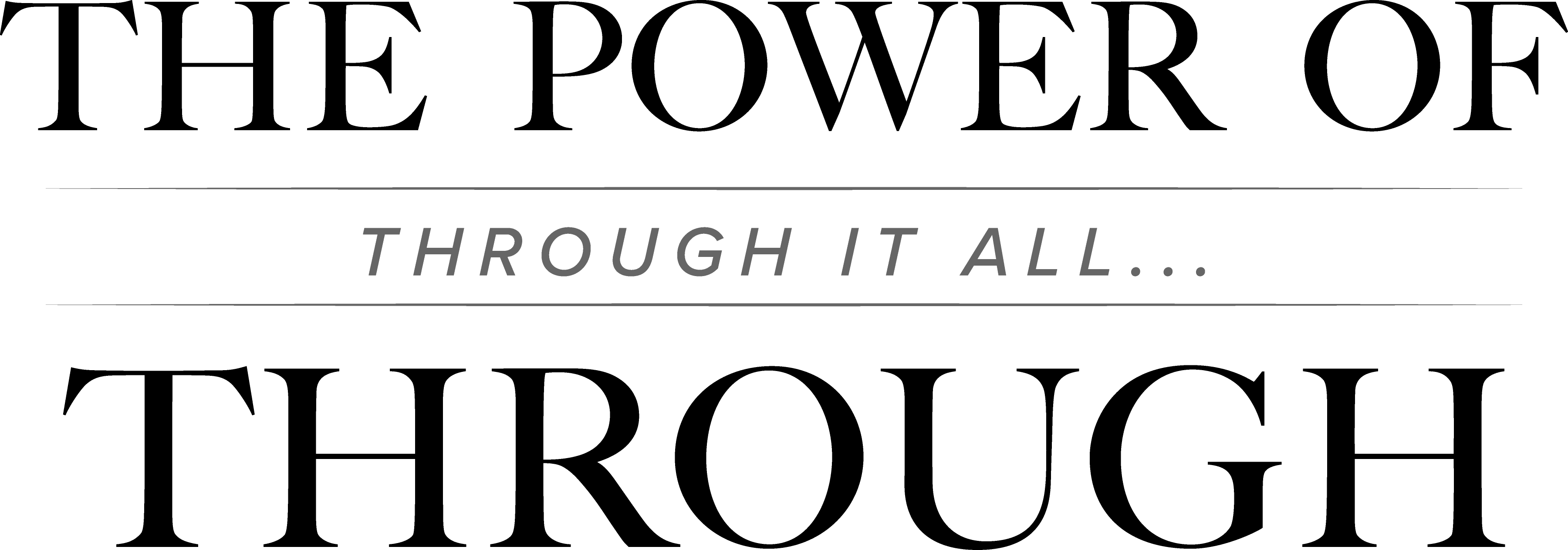 The Power of Through is the theme of a Heritage Sunday sermon from The Rev. Alfred Day III.
