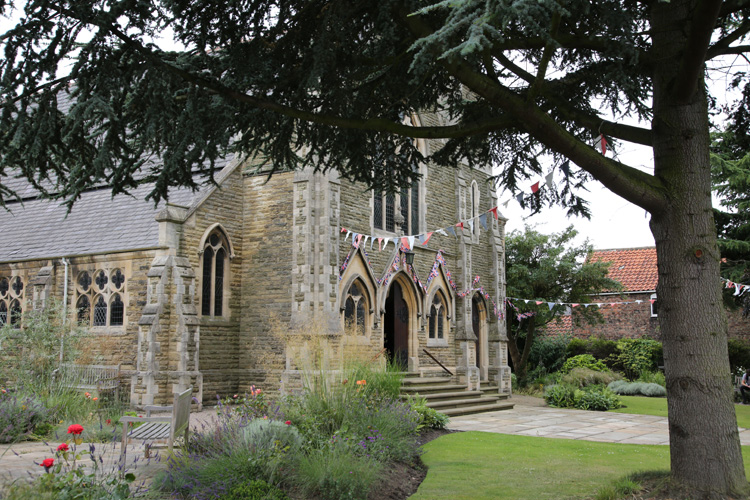 Exterior view of Wesley Memorial Methodist Church in Epworth, England. Photo by Kathleen Barry, United Methodist Communications.