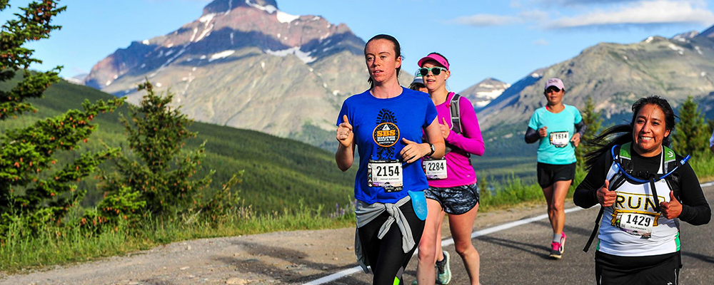 Hannah Hatheway running in a marathon. Courtesy photo.