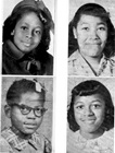 Four Black girls—Addie Mae Collins, Cynthia Wesley, Carol Robertson, and Carole Denise McNair—were killed in 1963, when a Klansman bombed the 16th Street Baptist Church in Birmingham, Ala. Survivor Sarah Collins, age 12, lost her right eye in the bombing. (Photos courtesy of the Associated Press)