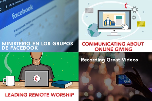 A sampling of recent United Methodist Communications training offerings. (Images courtesy of United Methodist Communications)