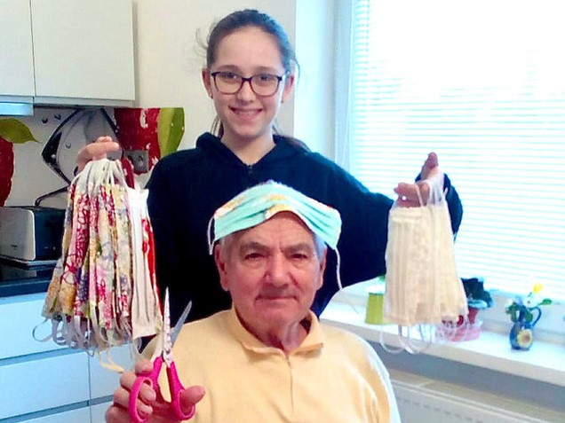 Confeccionar máscaras para servir a otros durante la pandemia