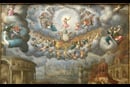 The top portion of "The Last Judgement" by French artist Jean Cousin. The 1560 painting depicts the return of Christ from heaven to earth. Image courtesy of Wikimedia Commons.