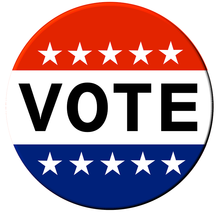 Vote sticker image by Amberzen on Pixabay.com.