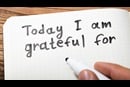 Writing in a gratitude journal is practice of thankfulness