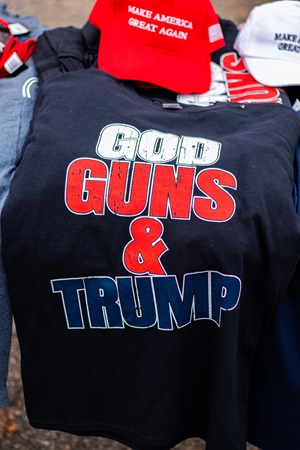 "God Guns and Trump" tshirt