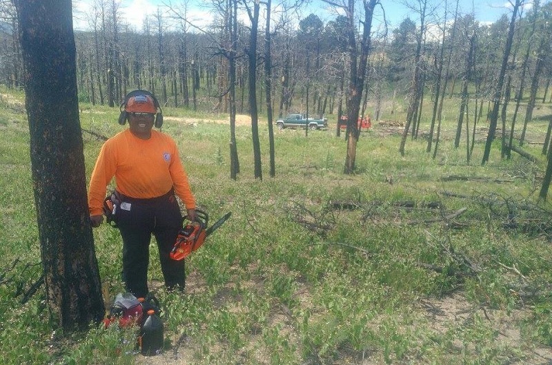 Andre Mouton is a member of Tri-Lakes United Methodist Church's Emergency Preparedness Group focusing on wildfire mitigation. Photo courtesy of Tri-Lakes United Methodist Church.