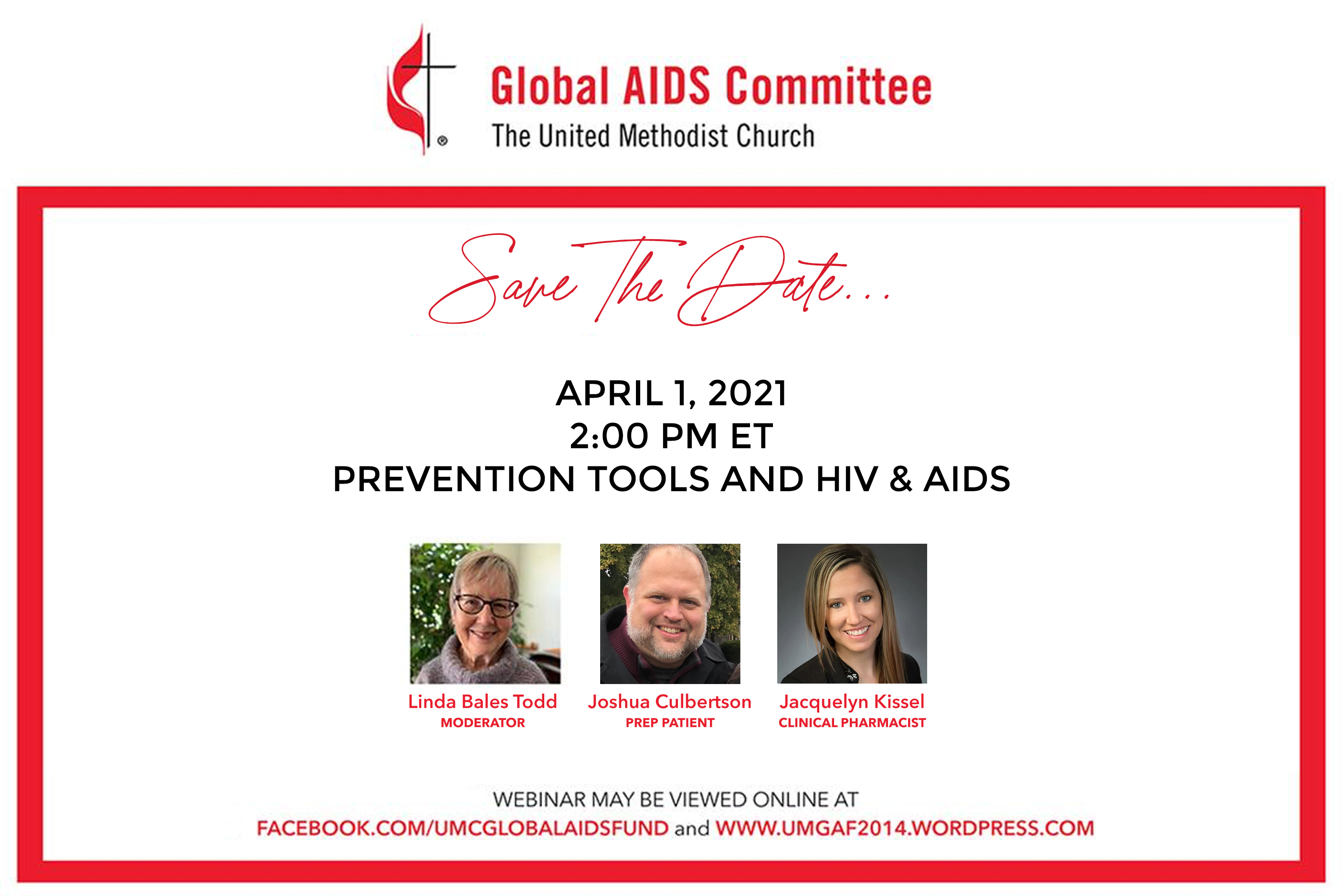 April 1st Webinar: Prevention Tools and HIV & AIDS