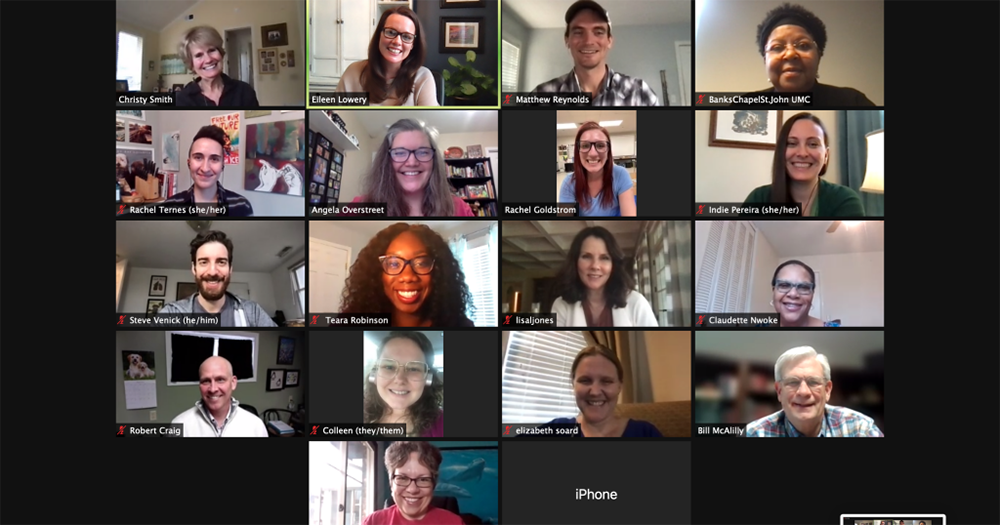 A recent TRC team zoom meeting. Courtesy photo.