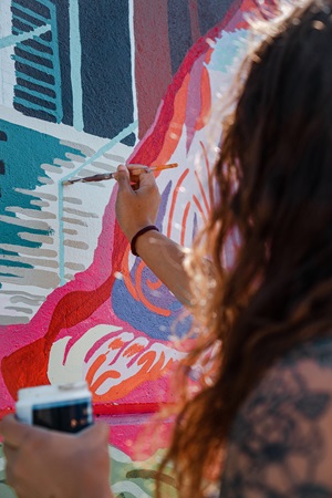 The creative expression aligns our spirits with God's creative spirit.