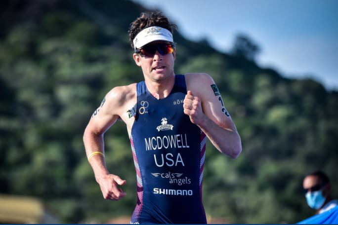 United Methodist Kevin McDowell competes in the 2021 Olympics in the Triathalon events.