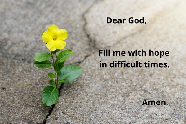 'In the world, you have distress. But be encouraged! I have conquered the world.' John 16:33