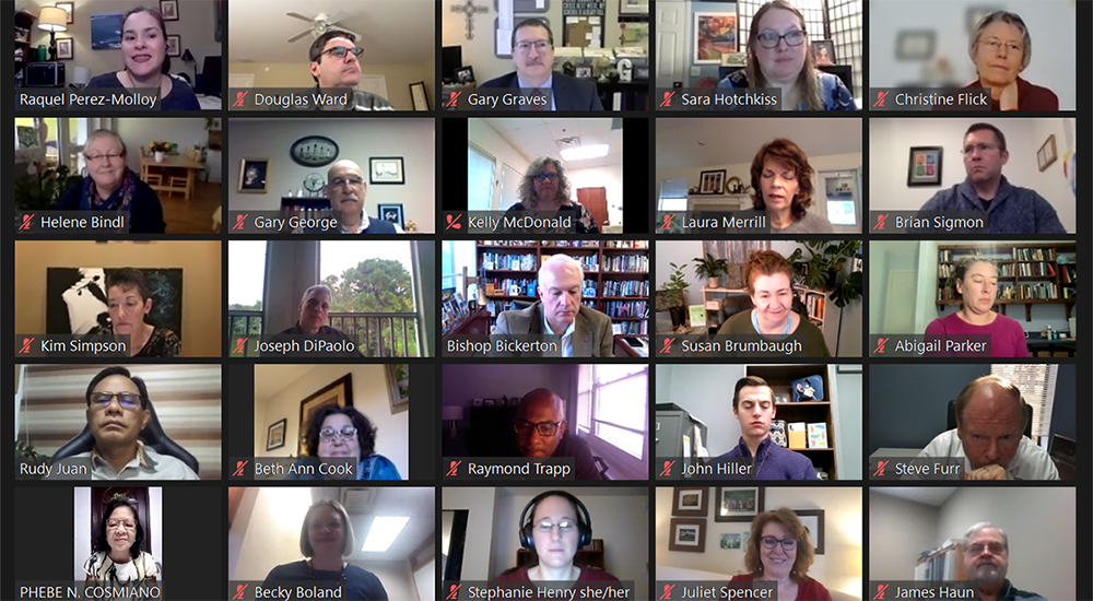 At a Nov. 18 online meeting, the Commission on the General Conference and staff pressed forward with planning for the postponed legislative assembly. After the coronavirus has twice altered their plans, commission members expect to make a final decision in the first quarter of next year on whether General Conference can take place as scheduled Aug. 29-Sept. 6 in Minneapolis. UM News screenshot via Zoom.