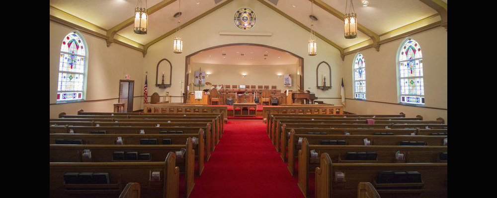 Poplar Springs Drive UMC sanctuary. Paula Merritt/The Meridian Star.