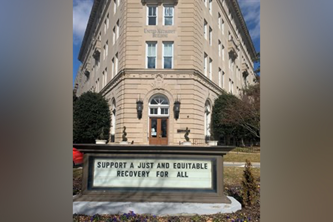 The United Methodist Building is across the road from the United States Capitol in Washington, D.C. | Photo courtesy Church and Society file photo 