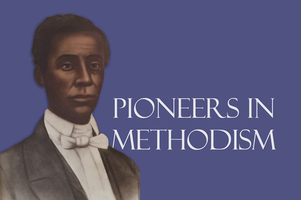 Em 1858, Francis Burns foi eleito o primeiro Bispo negro da Igreja Episcopal Metodista. Ele serviu como Bispo missionário na Libéria. Imagem originada de uma gravura de J.C. Buttre; fotografado por Matthew Brady, cortesia de GCAH. Versão colorida da Igreja Metodista Unida Francis Burns em Des Moines, Iowa.