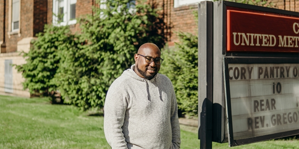 The Rev. Gregory Kendrick Jr., pastor of Cory United Methodist Church. Photo: Ventura Media, Courtesy Cory UMC